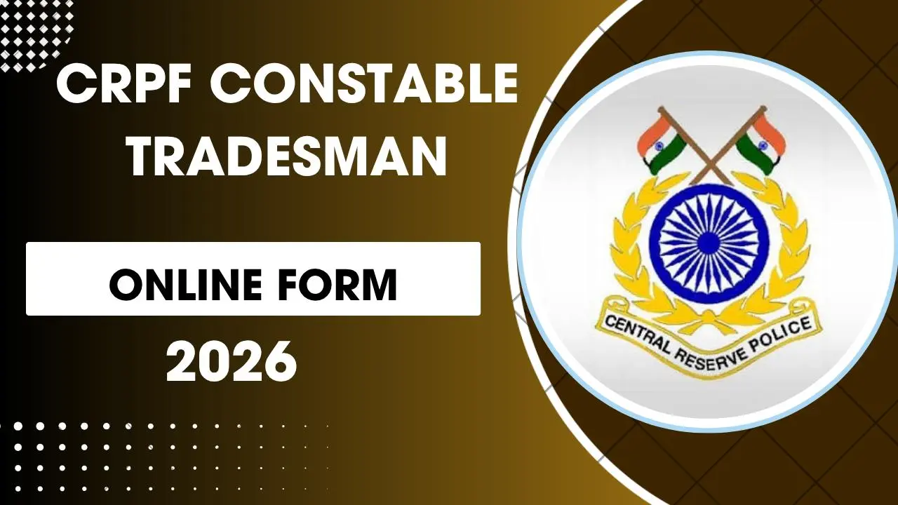 CRPF Constable Tradesman Recruitment 2026